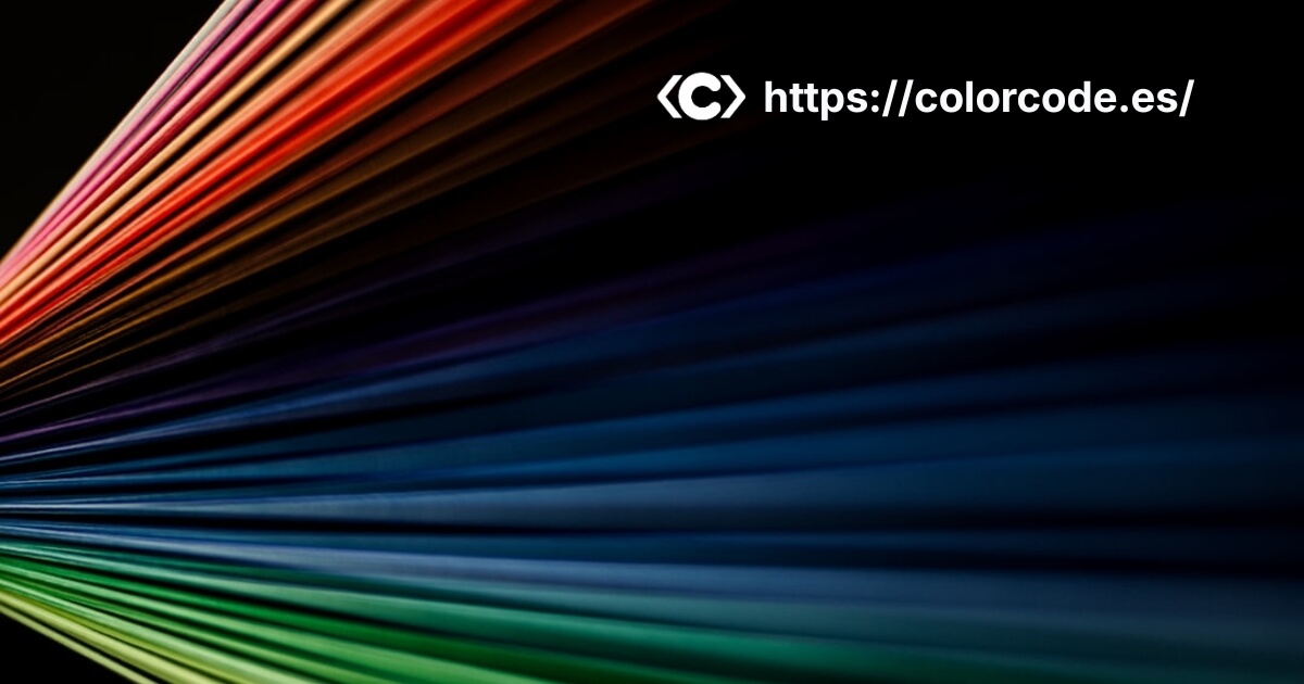 Ejemplo de contraste de color entre texto y fondo en diseño web