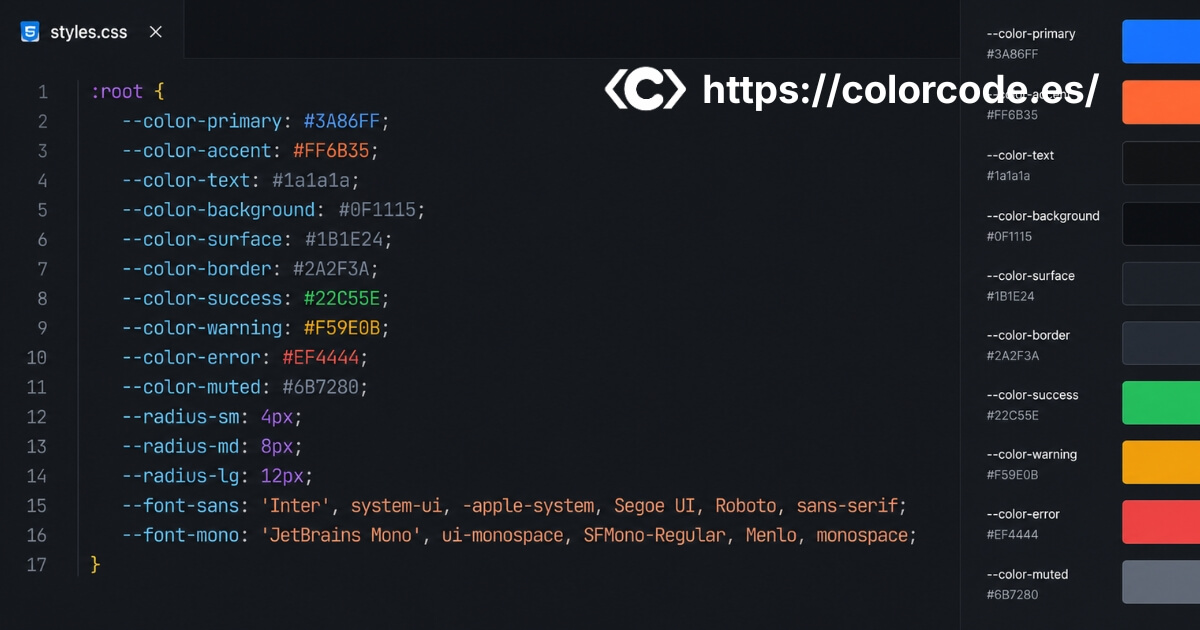 Variables CSS para sistemas de color escalables